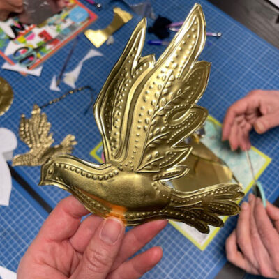 Atelier métal à repousser