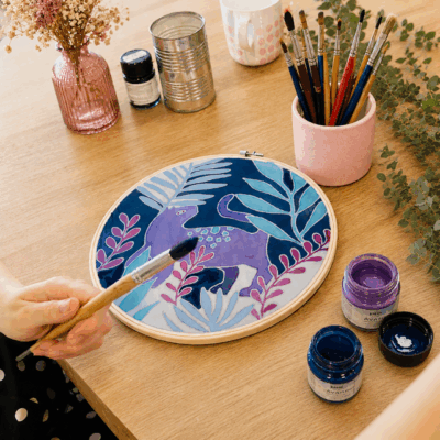 Atelier peinture sur soie (3h)