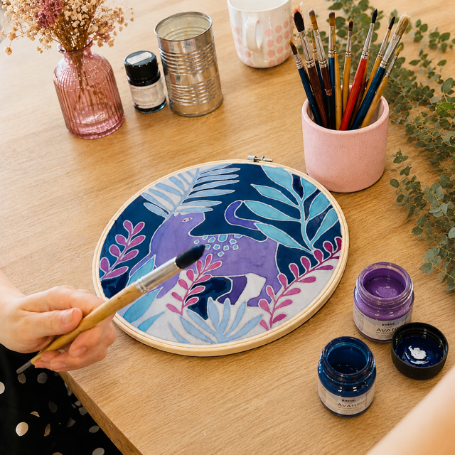 Atelier peinture sur soie (PM) Dim 28 juin 2026