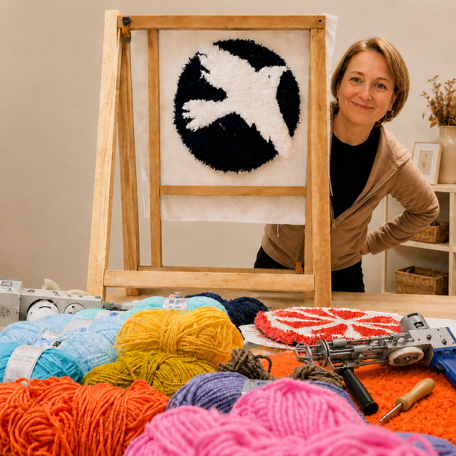 Atelier tufting (35cm) Sam 27 juin 2026