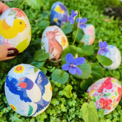 Atelier customisation oeuf de Pâques